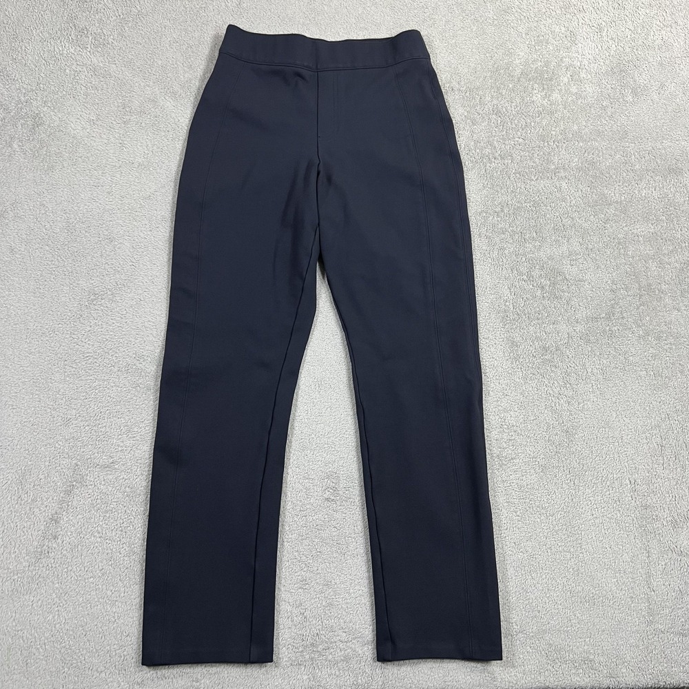 Spanx Pants Womens Small Blue The Perfect Pant Slim Straight Dressy Office Work
